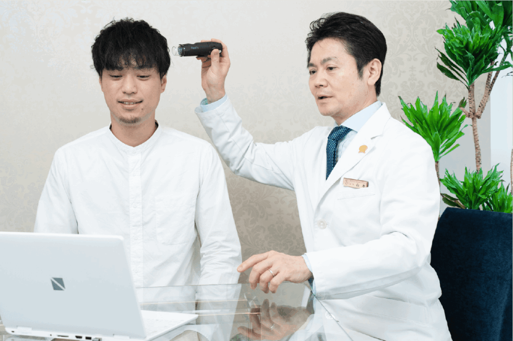 医師によるカウンセリング・初回診療の様子