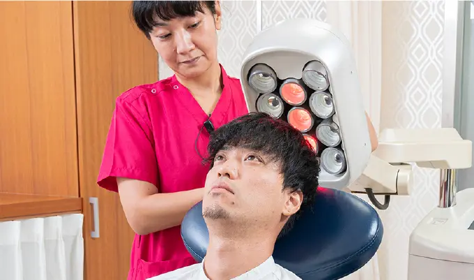 LED発毛光治療